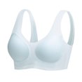 thumbnail image 1 of Everyday Bras for Women Sports Bras for Women Compression Womens plus Size Bras Large Bras for Women Compression Bras Workout Sports Bra for Women Womens Bra Push up Strapless Bra for plus Blue M, 1 of 9