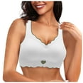thumbnail image 1 of Everyday Bras for Women Sports Bras for Women Non Removable Pads Running Sports Bras Low Support Sports Bras for Women Sports Bras Women Womens Bras Comfortable Support Running Bras for White L, 1 of 4