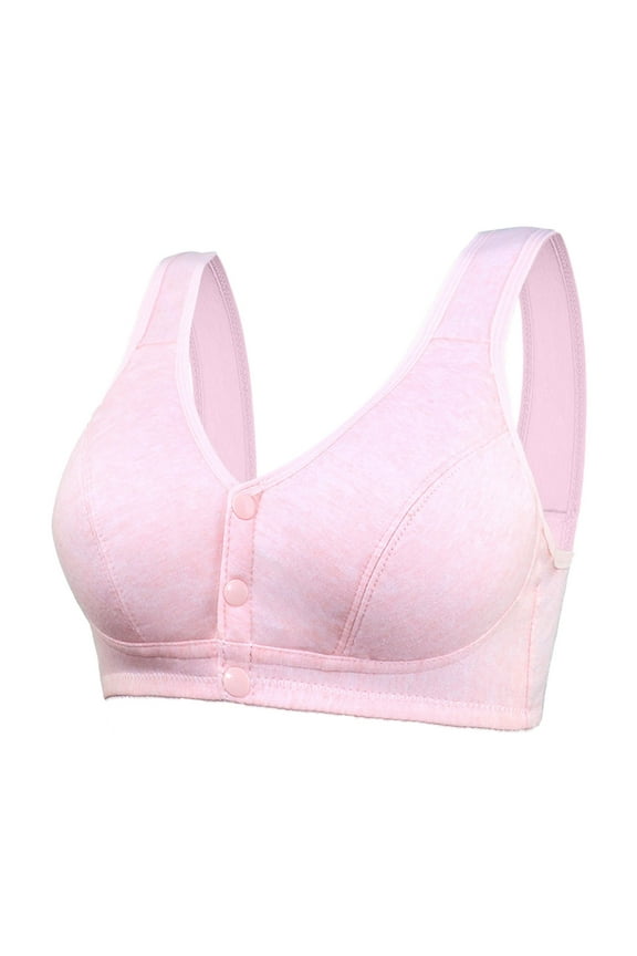 Everyday Bras for Women Sports Bras Women Womens Underwire Bras Front Closure Wireless Bra Sports Bras for Women Shoulder Sports Bra Top Super Push up Bra Womens Bra Woman's Bras Women's Pink 40