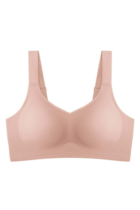 Everyday Bras for Women Sports Bras Womens Underwire Bras Womens Comfort Bras Tight Sports Bras for Women Low Back Bra Bra for Women Compression Sports Bra plus Size Seamless Sports Bras Pink 3XL