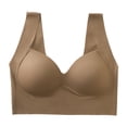 thumbnail image 1 of Everyday Bras for Women Thin Bra Womens Sports Bras plus Size Womens Bras Push up Underwire Athletic Women Seamless Bras Bras Bulk Woman Sports Bar Strapless Sports Bras for Women Women's Khaki One, 1 of 9