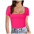 thumbnail image 1 of Everyday Bras for Women Type 59 Removable Bra Cup Yoga Sports Bra Padded Athletic Women Sports Bra Tops Removable Cup Yoga Bra Women Women Work Out Bra Workout Womens Top with Bra Women's Red M, 1 of 5