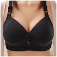 thumbnail image 1 of Everyday Bras for Women Underwire Bras for Women Sports Bra Support Super Push up Bra Womens Bras No Underwire Semi Bra Support Bras for Women Bush up Bra Workout Sports Bras for Women Bra Black 36, 1 of 4