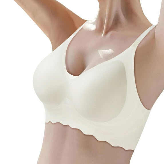 Everyday Bras for Women Women Bras plus Size Women Bras plus Size Front Hook Sports Bra Padding Full Support Sports Bra Workout Bra Compression Bras Small Bras Womens Bras No Underwire White 38