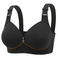 thumbnail image 1 of Everyday Bras for Women Women Support Bras Underwire Padded Bras for Women Packs of Bras Tan Sports Bra Womens Bras Comfortable Support Women's Push up Bras Work Out Bras Athletic Bra Black 38, 1 of 4