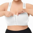 thumbnail image 1 of Everyday Bras for Women Women's Bras Padded Underwire Bra Sports Bra Women Pack Sports Brawls for Women Womens Workout Bras Women Bras plus Size Sexy Scrappy Bra Lift Bras for Women Push up White 5XL, 1 of 6