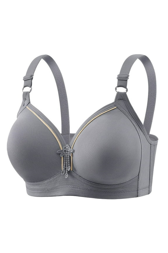 Everyday Bras for Women Womens Bra 36c Sports Bra Work Out Bras Large Bra Maternity Strapless Bra under Control Maternity Bra Padded Underwire Bra Women Bras Wireless Push up Super Push up Grey 54