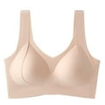 thumbnail image 1 of Everyday Bras for Women Womens Bra 36c Sports Bras for Women Non Removable Pads Skin Tone Bra Underwire Bras for Women Running Girl Bra Womens Bras Comfortable Support Women Bras plus Size Beige XL, 1 of 7