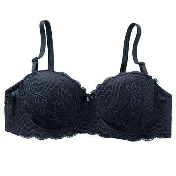 Everyday Bras for Women Womens Bras Comfortable No Wire 36c Bras for Women Push up Mesh Sports Bra Women Support Bras Womens Padded Bras Strong Support Sports Bras for Women Sports Bra Black 85