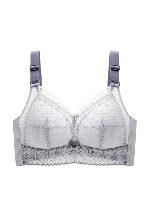 Everyday Bras for Women Womens Bras No Underwire No Padding Womens Bras Push up plus Size Women Bras Wireless Push up Sports Bra Medium Bras for Women Strapless Bras Packs Women Bras Grey 36B