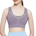 thumbnail image 1 of Everyday Bras for Women Work Out Attire for Women Profit Seamless Sports Bra Sports Bra Cups Athletic Clothes Workout Tops for Women Pack Athletic Wear for Women Yoga Sports Bras for Women Purple M, 1 of 9