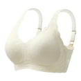 thumbnail image 1 of Everyday Bras for Women Work Out Bras Sports Bras Pack Sports Bra Girls Seamless Bras for Women Bra with Back Support Sports Bra Padded High Intensity Sports Bras for Women Woman Bras Long Beige 2XL, 1 of 3