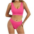 thumbnail image 1 of Everyday Bras for Women plus Size Men Underwear 4xl Womens Lace Lingerie Set Sexy Lace Bra Set for Women Brief Men Pack Floral Lace Garter Lingerie Set with Choker Women Bra Set Lace Hot Pink M, 1 of 5