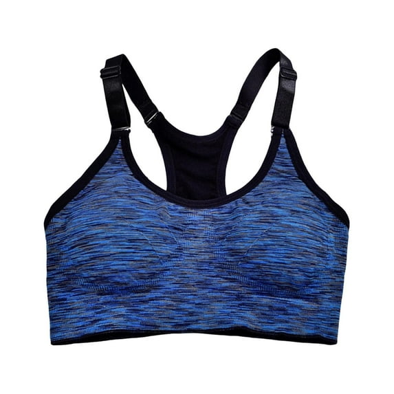 Everyday Bras for Women plus Size Sports Bras for Women 2x Seamless Bras Sports Bra High Support Sports Bra Bra 36c Full Support Sports Bras for Women Back Bra Woman's Bras One Strap Sports Blue S