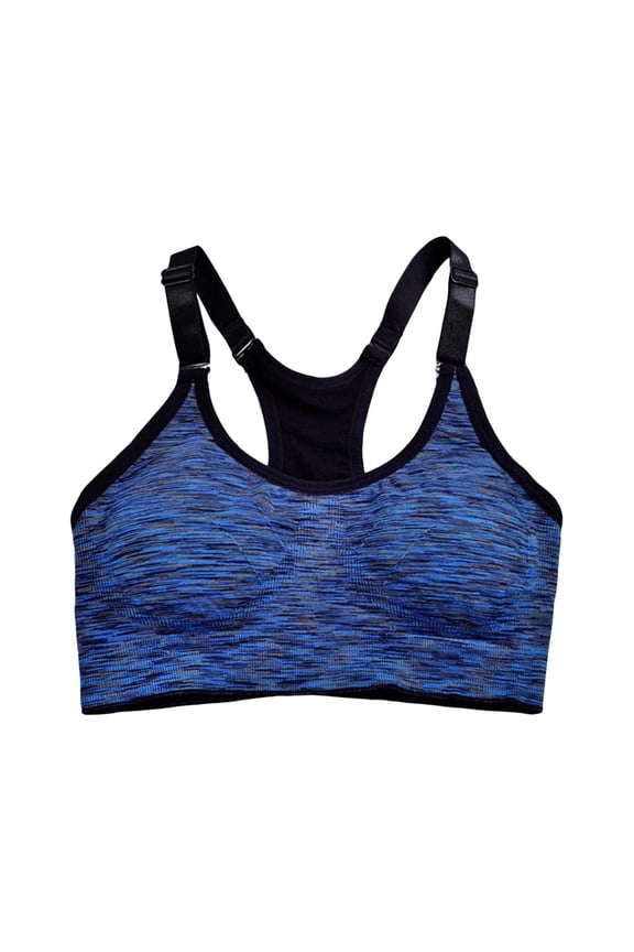 Everyday Bras for Women plus Size Sports Bras for Women 2x Seamless Bras Sports Bra High Support Sports Bra Bra 36c Full Support Sports Bras for Women Back Bra Woman's Bras One Strap Sports Blue 2XL