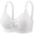 thumbnail image 1 of Everyday Bras for Women No Underwire Supportive Push Up Bralettes Wireless Full Coverage Plus Size T-Shirt Bra, 1 of 6