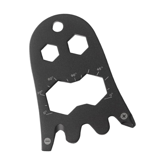 Everyday Carry Stainless Steel Ghosted Tool Card With Screwdriver Bottle Opener Wrench Compact Design For Travel Camping