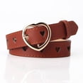thumbnail image 1 of Everyday Casual Hollow Design Belt Versatile All Season Accessory Ideal Jeans Comfortable Waistwear Stylish Fashion, 1 of 2