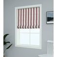 thumbnail image 1 of Everyday Celebration Yarn Dyed Roman Shades Blind, Vertical Stripe Room Darkening Window Shades, 1 of 7