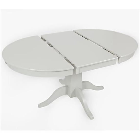 Jofran 1639-60TBKT Everyday Classics Round to Oval Dining Table - Dove