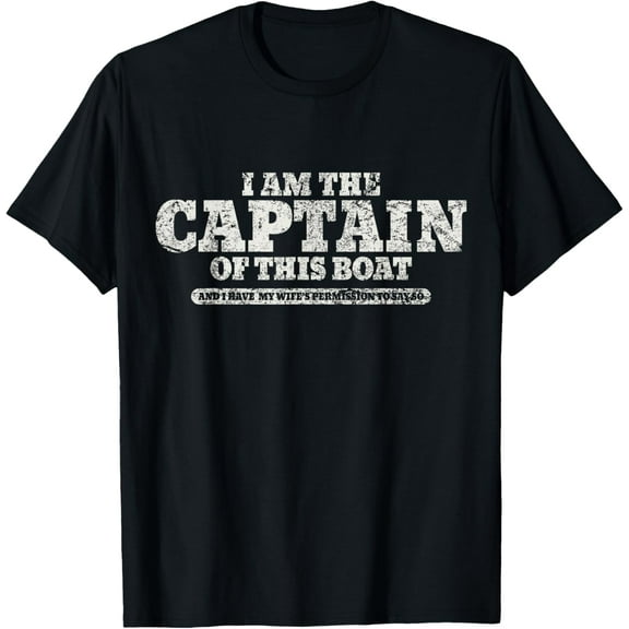 Everyday Cotton Comfort - Boat Ship Captain Funny Rules T-Shirt