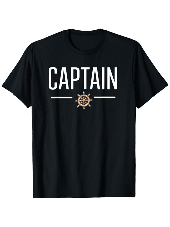 Everyday Cotton Comfort - Captain Tshirt for Boat Lovers or First Mate T-Shirt