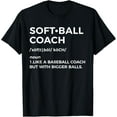 thumbnail image 1 of Everyday Cotton Comfort - Funny Softball Coach Gift - Softball Coach T-Shirt, 1 of 4