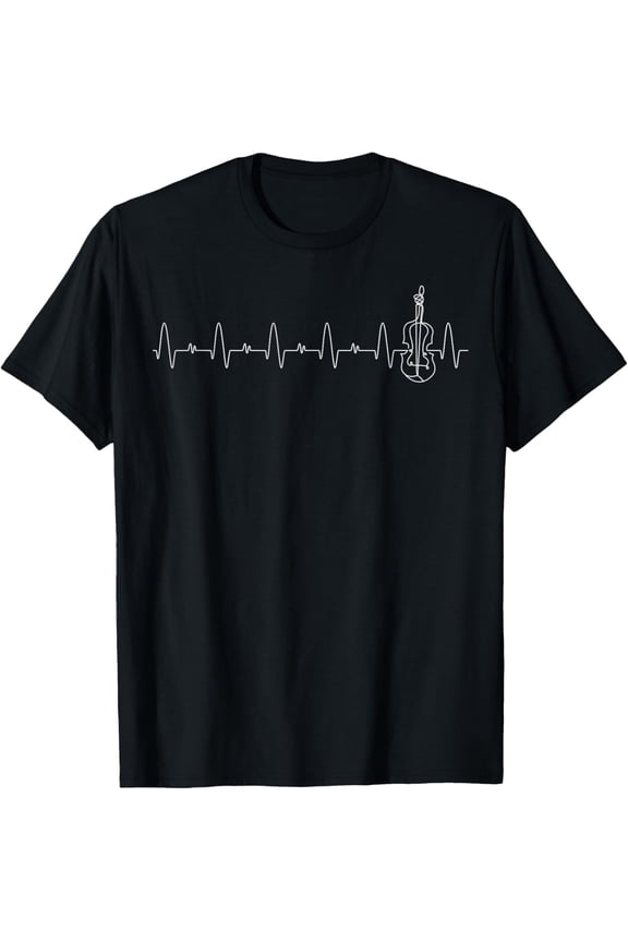 Everyday Cotton Comfort - Heartbeat Violin T-Shirt