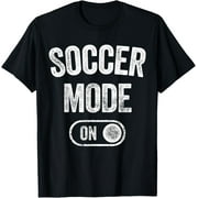CHUTIAN Everyday Cotton Comfort - Soccer Mode On Funny Striker Gift Soccer Player Coach T-Shirt
