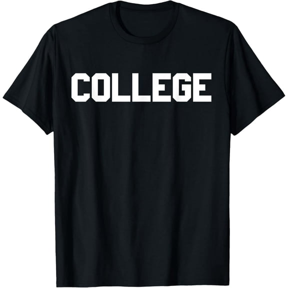 Everyday Cotton Comfort - T-Shirt That Says College T-Shirt