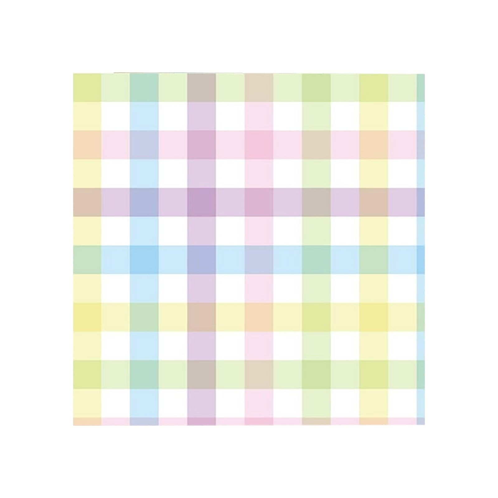 Everyday Dinner Plates (Minimum order of 30)20 pieces of color-checkered printed napkins, hotel and party napkins, Western cocktail napkins, square checkered napkins