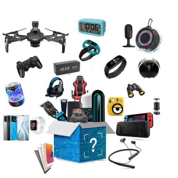 Everyday Electronics Surprise Box Value Pack of Random Unclaimed Gadgets & Home Appliances (320 Pieces)