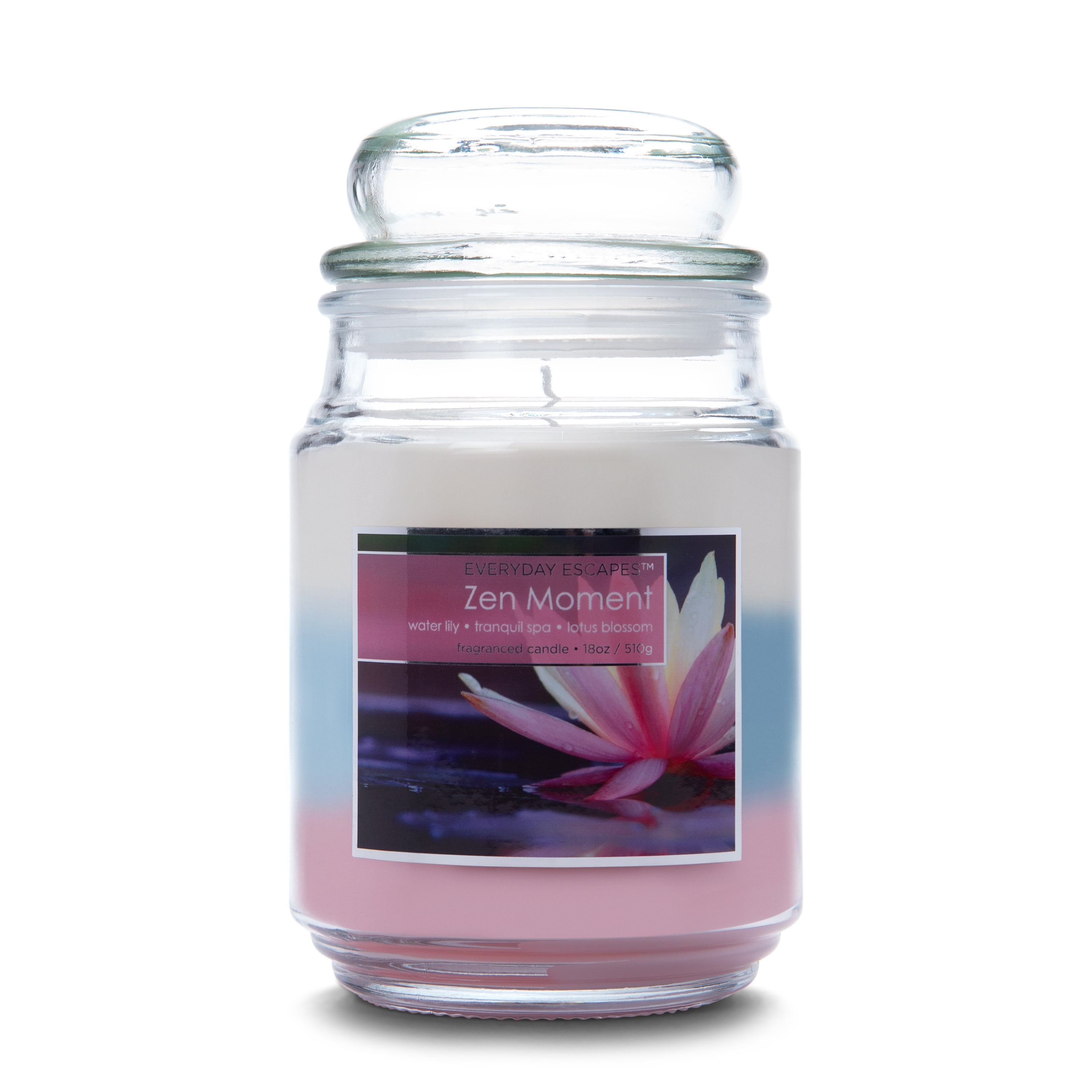 Everyday Escapes Zen Moment Scented Jar Candle, Everyday Value Scented