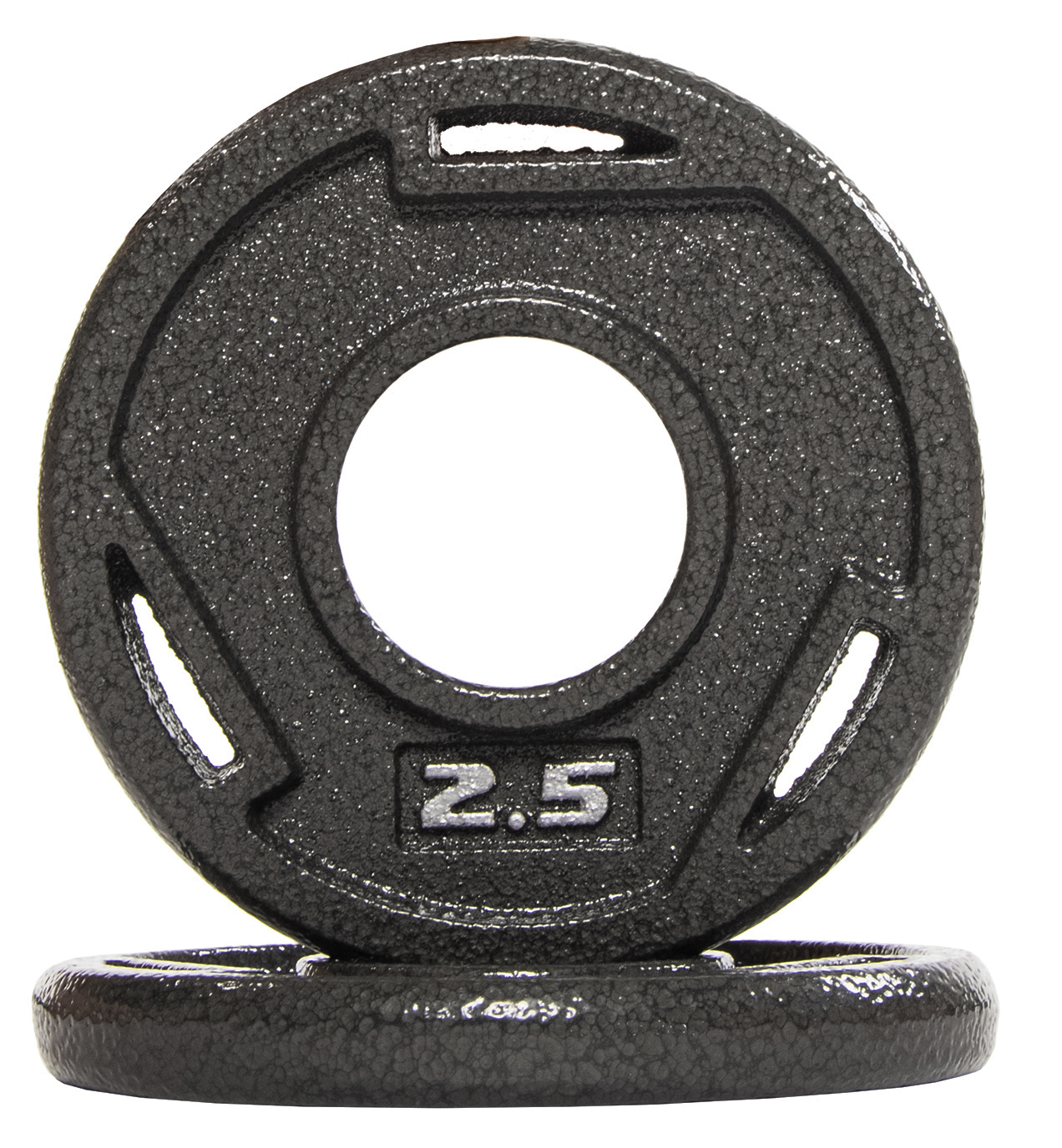 Everyday Essentials 2 In. Olympic Cast Iron Grip Weight Plate for