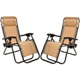 Everyday Essentials Reclining Outdoor Zero Gravity Lounge Chair for