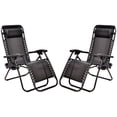 thumbnail image 1 of Everyday Essentials Adjustable Zero Gravity Lounge Chair Recliners for Patio, 1 of 7