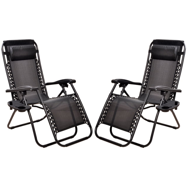 Everyday Essentials Adjustable Zero Gravity Lounge Chair Recliners for Patio
