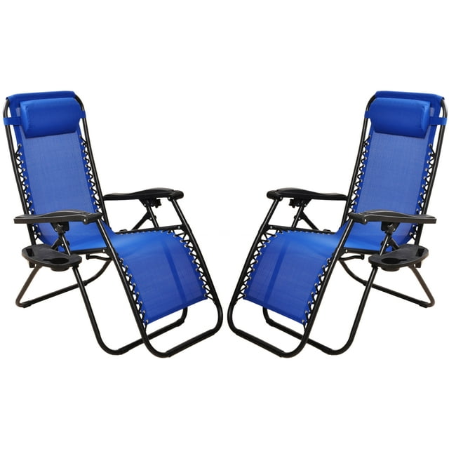 Everyday Essentials Adjustable Zero Gravity Lounge Chair Recliners for