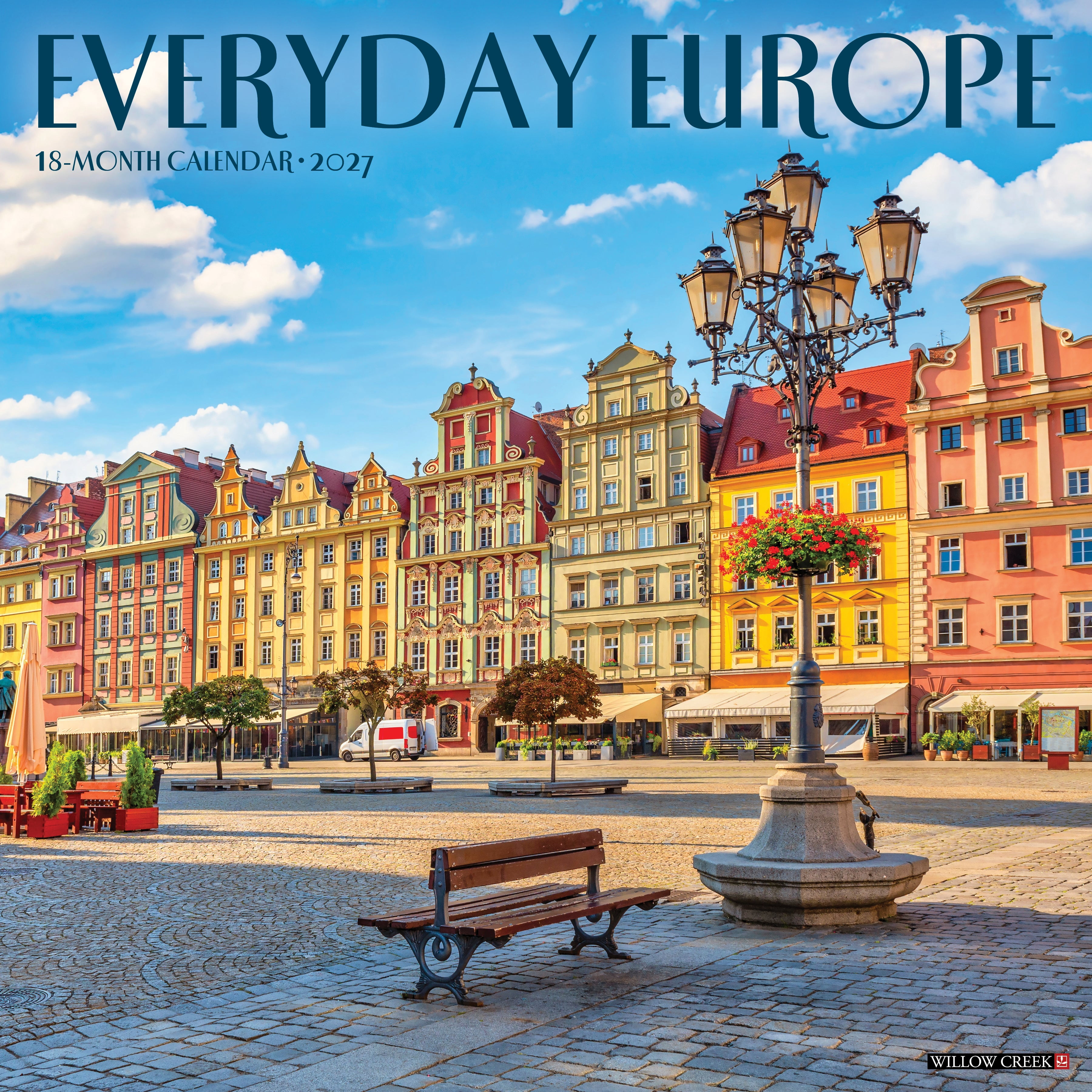 Willow Creek Press, Everyday Europe 2027 Wall Calendar