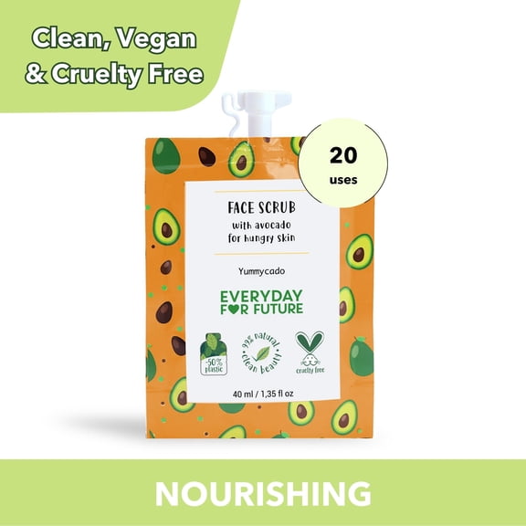 Everyday For Future Avocado Face Scrub, Nourishing, 20 Uses