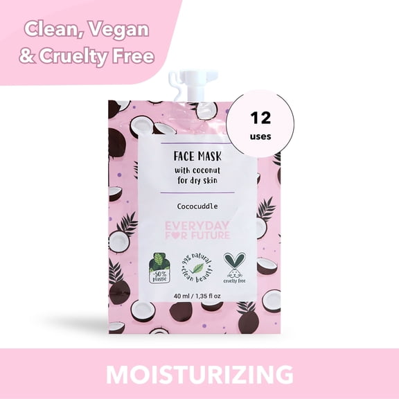 Everyday For Future Coconut Face Mask, Moisturizing, 12 Uses