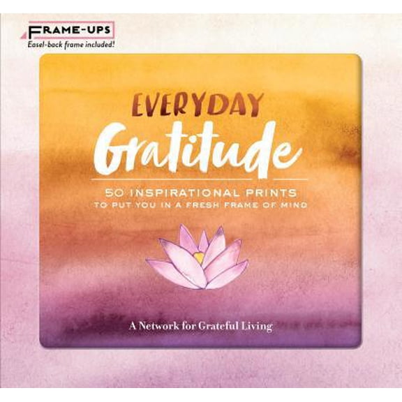 Pre-Owned Everyday Gratitude Frame-Ups: 50 Inspirational Prints to Put You in a Fresh Frame of Mind (Paperback) 1635862426 9781635862423