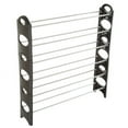 thumbnail image 1 of Everyday Home 6-Tier Stackable Shoe Rack - Holds 24 Pairs (Black), 1 of 3