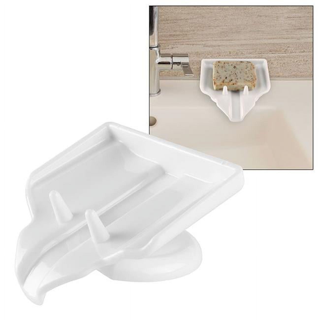 Everyday Home 82SOAPSAVER Soap Saver Waterfall Soap Dish Drain, Soap Holder