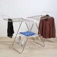 thumbnail image 1 of Everyday Home Collapsible Indoor or Outdoor Clothes Drying Rack (Silver), 1 of 4