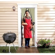 Everyday Home Magnetic Mesh Screen Door Curtains with Automatic Close