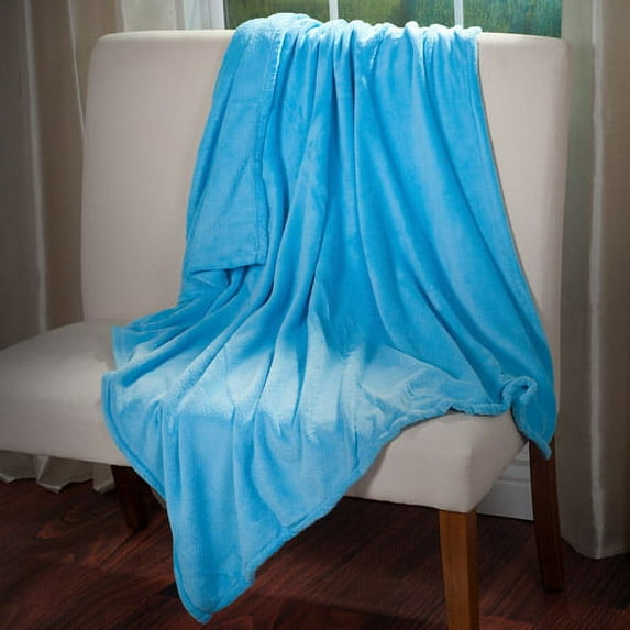 Everyday Home Soft Velvet Fleece Throw Blanket