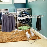 Everyday Home Steel and Plastic Clothes Drying Rack, Chrome