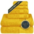 thumbnail image 1 of Everyday Home by Trident Soft Comfort 6PC Set, Mustard Yellow, 1 of 12