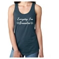 thumbnail image 1 of Everyday I'm Brusselin' Racerback Tank, 1 of 2